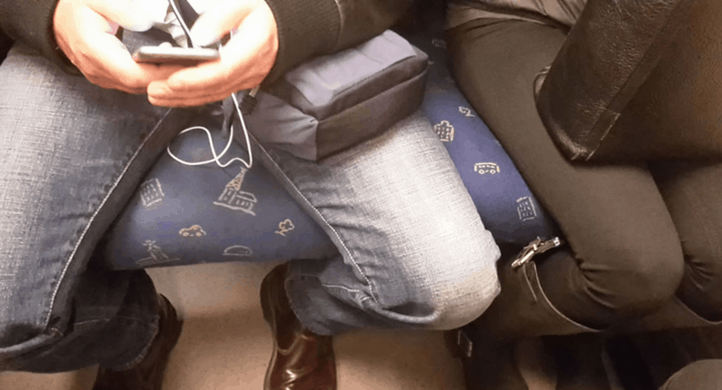 manspreading etiquette transport