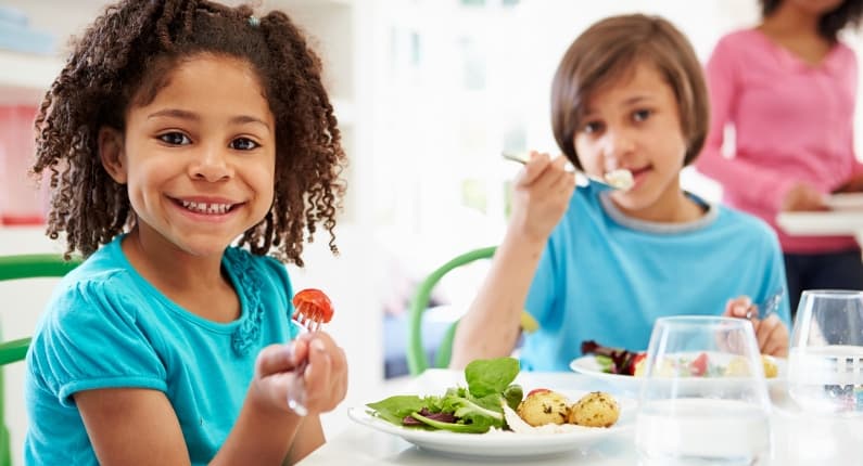 Children table manners