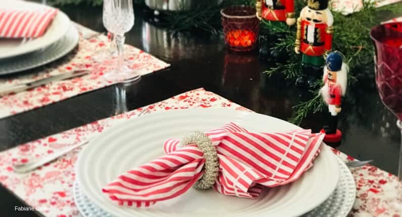 Christmas table decorations